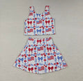 GIRLS • Stars & Bows Skirt Set