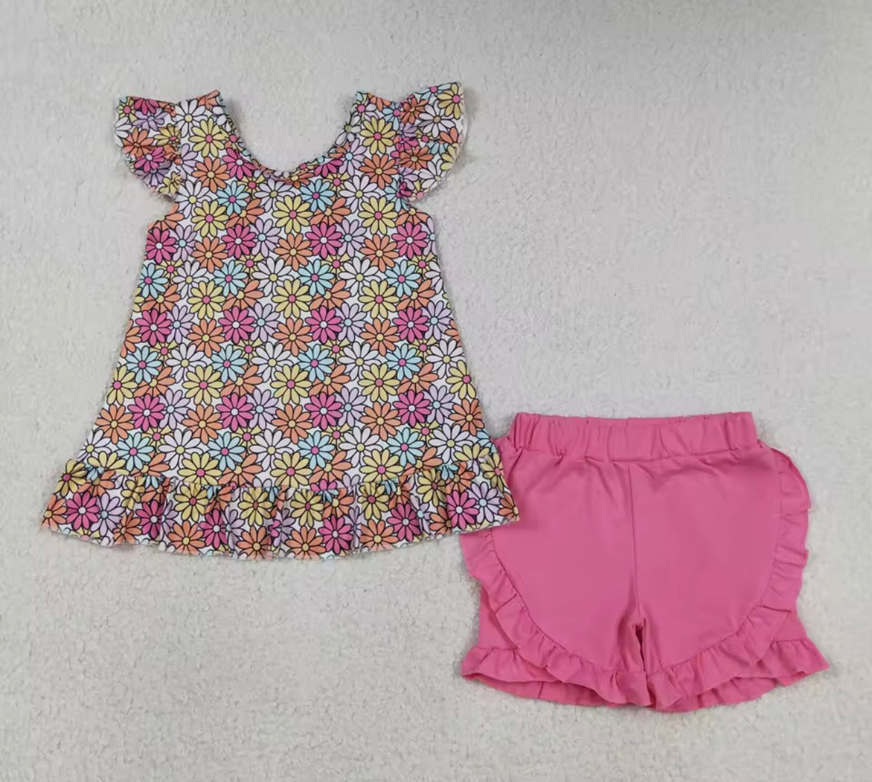 GIRLS • Flower Child Ruffle Set
