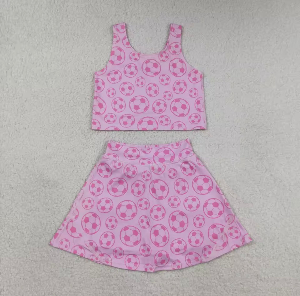 GIRLS • Pink Goal Getter Skirt Set