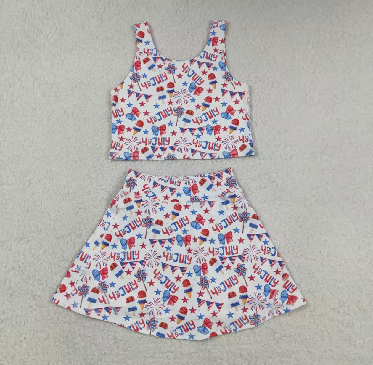 GIRLS • Star & Sparkles Skirt Set