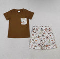 BOYS • Little Cowboy Short Set