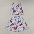 GIRLS • All Star Bows Skirt Set