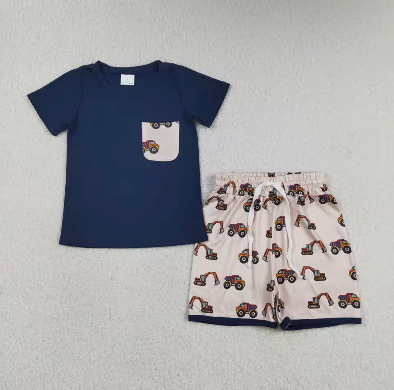 BOYS • Dump Trucks Short Set