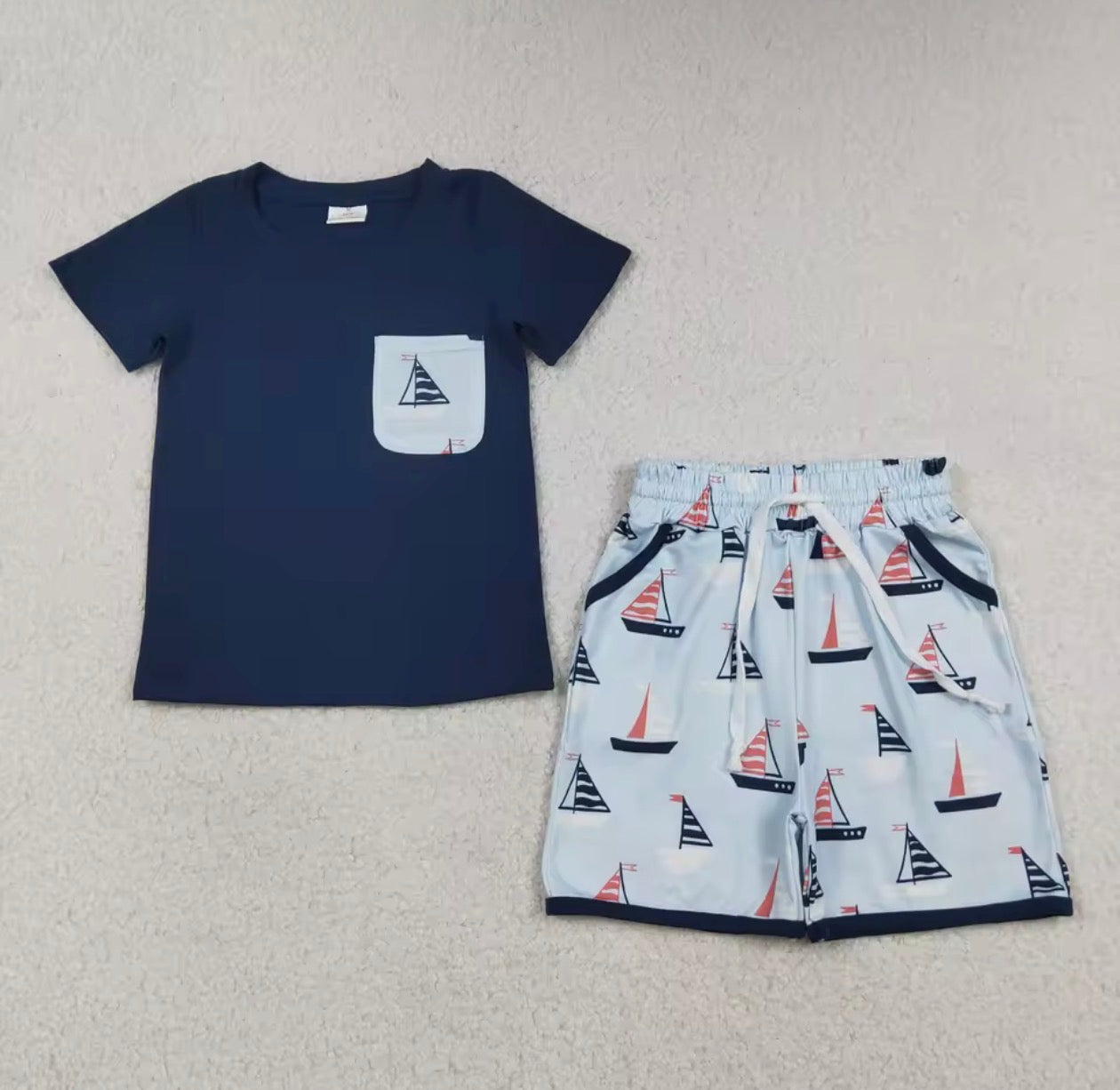 BOYS • Little Sailor Short Set