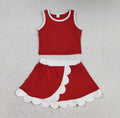 GIRLS • Cherry Pop Scallop Skirt Set