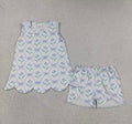 GIRLS • Lavender Garden Scallop Set
