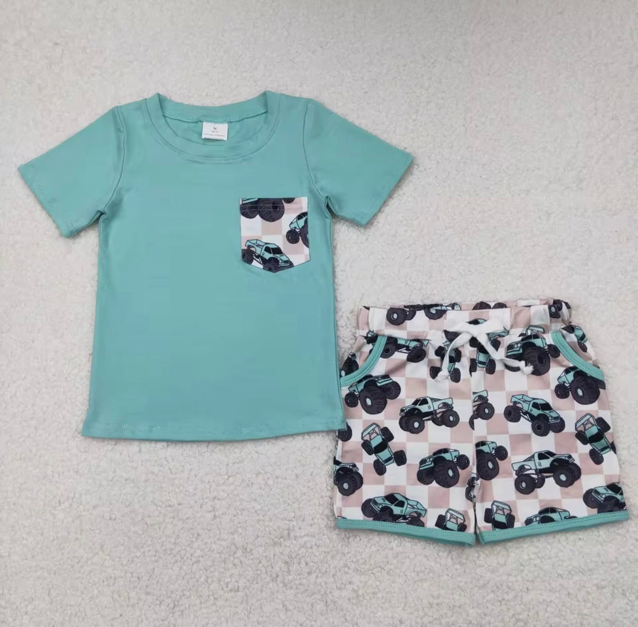 BOYS • Monster Truck Short Set